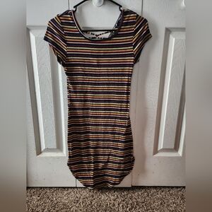 Striped Multicolor Women's Dress